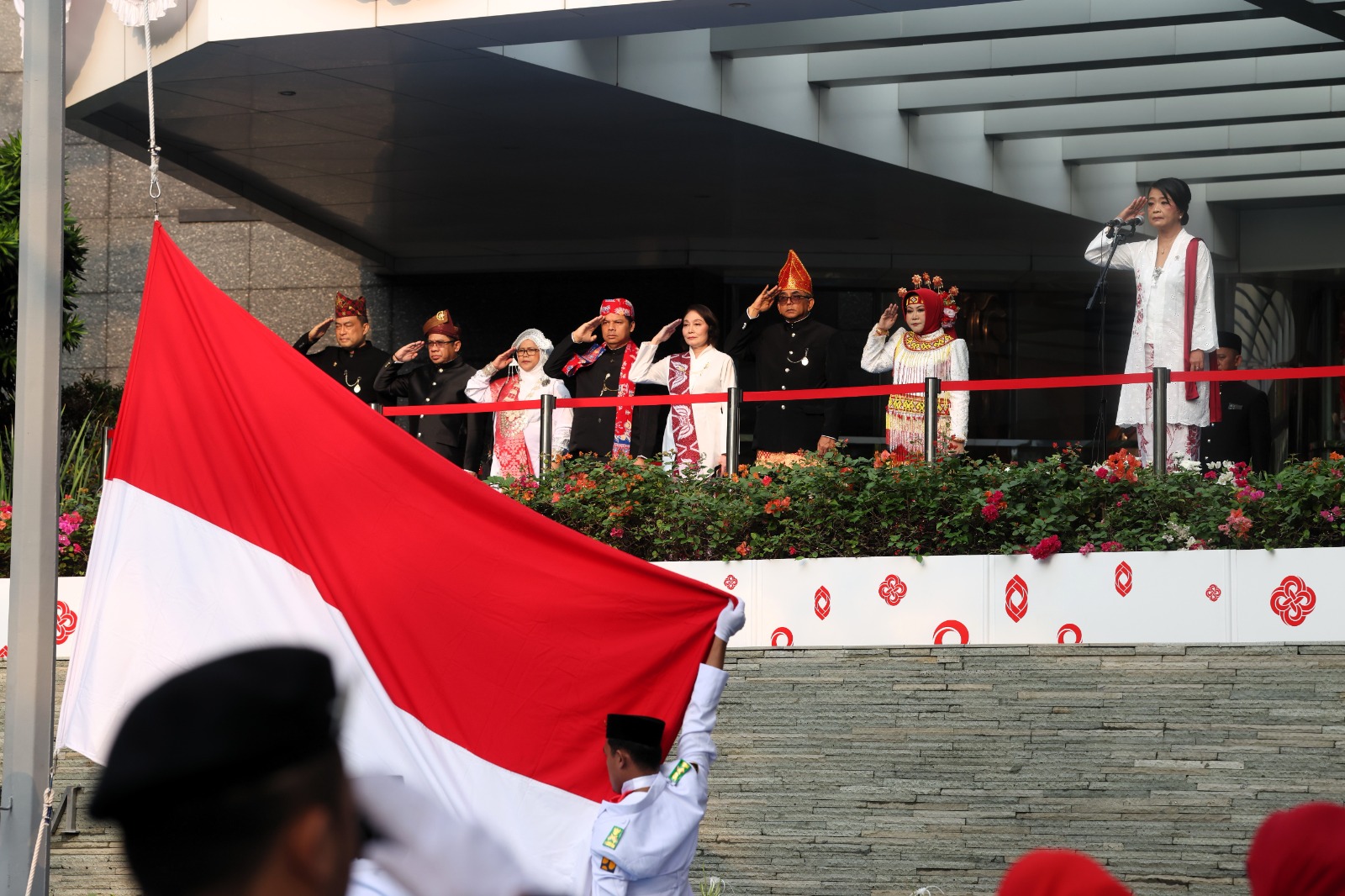 Jajaran DJPI Ikuti Upacara Peringatan HUT ke-81 Kemerdekaan RI